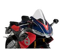 Puig 20571W Bulle R-Racer Sportive aérodynamique Haute Performance fabriquée en PMMA de 3 mm avec Design Racing optimisé pour améliorer Protection et stabilité, Transparent
