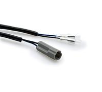 Puig 20589N Kit de câblage Plug&Play Adaptateur pour Installation sans Coupure des éclairages de Plaque et Accessoires électriques, Noir