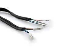 Puig 20591N Kit de câblage Plug&Play Adaptateur pour Installation sans Coupure des éclairages de Plaque et Accessoires électriques, Noir