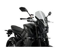 Puig 20645H Naked New Generation Touring Touring et aérodynamique en Acrylique de 3 mm avec Prise d’air Centrale Qui améliore la Protection et réduit Les turbulences, Fumé