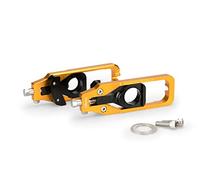 Puig 20686O Tendeur de chaîne en Aluminium anodisé usiné CNC avec système de réglage précis et marquage supérieur pour Un Ajustement Facile et sécurisé, Or