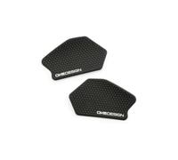 Puig 20741N Protections de réservoir adhésives transparentes avec technologie antidérapante et haute résistance aux impacts rayures et rayons UV, Noir