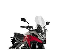 Puig Bulle Touring 20752W, haut aérodynamique, acrylique CN 4 mm, profil arrondi, transparent