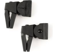PUIG 20767N Pièces détachées - Support fixe réglable Visières Clip-On 2.0. pour UNIVERSAL UNIVERSAL Noir