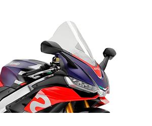 Puig 20771W Bulle R-Racer Sportive aérodynamique Haute Performance fabriquée en PMMA de 3 mm avec Design Racing optimisé pour améliorer Protection et stabilité, Transparent