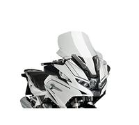 Motoplastic Bulle Touring 20774W acrylique CN 4 mm profil arrondi avec déflecteurs Transparent