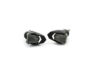 Puig 20792N Protecteurs Moteur R19 avec tampons en Nylon et Design Compact pour Une Protection intégrale du châssis et du Moteur, Noir