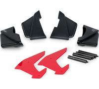 PUIG 20832R Déflecteur latéral nu pour KAWASAKI Z H2 rouge