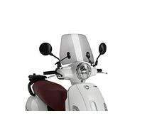 Puig 20844H Carenabrises Trafic et Urban Bulle aérodynamique Urbaine en Polycarbonate de 3 mm avec Profil Arrondi et Protection Contre Le Vent pour la Conduite Quotidienne, Fumé