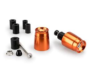 Puig 20855T Embouts de Guidon Modèle Sport Universal Orange