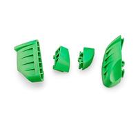 Puig 20872V protections moteur Pro 2.0 en polyamide avec zones élastomères et design aérodynamique pour protection avancée, Vert