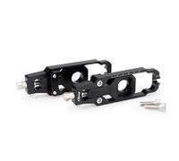Puig 20999N Tendeur de chaîne en aluminium anodisé usiné CNC avec système de réglage précis et marquage supérieur pour un ajustement facile et sécurisé, Noir