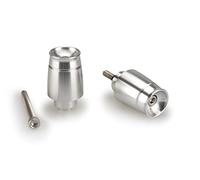 Puig 21009P Embouts de Guidon Modèle Sport pour Honda Argent