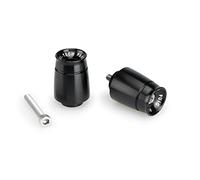 Motoplastic Embouts de guidon Puig 21010N – Aluminium anodisé, antivibration, Noir