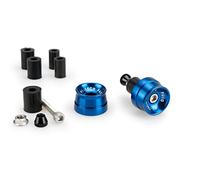 Puig Embouts guidon 21016A – Aluminium usiné, design compact racing, anti‑vibrations, bleu