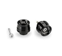 Puig Embouts de guidon Speed 21020N – Aluminium usiné, design compact, réduction vibrations – Noir