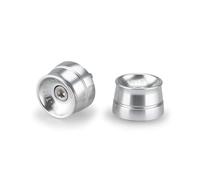Puig 21036P Embouts de Guidon Modèle Speed Argent