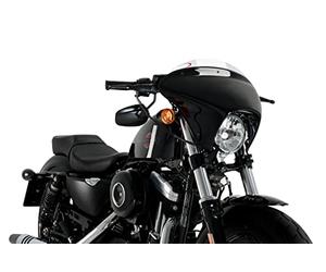 Puig 21055W Batwing SML Sport avec Design aérodynamique en ABS pour Protection Frontale et esthétique Custom Sportive, Transparent