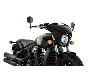 Puig 21073W Batwing SML Sport avec Design aérodynamique en ABS pour Protection Frontale et esthétique Custom Sportive, Transparent