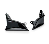 Puig 21128N Déflecteurs Frontaux Extended protection aérodynamique, Noir