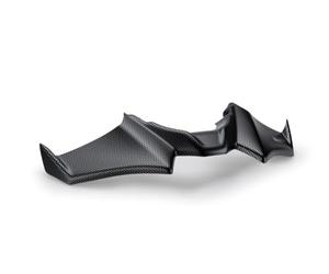 Puig 21129C Ailerons avant Naked en ABS de 3 mm avec design aérodynamique et effet downforce pour améliorer la stabilité et le contrôle de conduite, Carbone