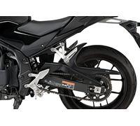 Puig 21146J Garde-boue arrière en ABS haute résistance avec protège-chaîne intégré qui améliore la protection et réduit les projections, Noir Mat