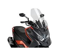 Puig 21149W Bulle V-Tech Line Touring en Acrylique de 4 mm avec Design aérodynamique anguleux pour Une Protection maximale et Une réduction des turbulences, Transparent