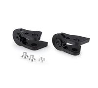 Puig 21231N Adaptateur Réglable Repose-pieds Pilote Noir