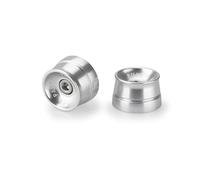 Puig 21235P Embouts de Guidon Modèle Speed Argent