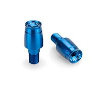 Puig 21291A Embouts de guidon Sport usinés en aluminium anodisé avec design minimaliste et fonction antivibration pour un meilleur confort, Bleu