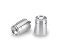 Puig 21400P Embouts De Guidon Sport usage spécifique, Argent