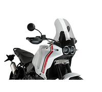 Puig Bulle Touring 21437H – Acrylique CN 4 mm, profil arrondi, zone plate, déflecteurs – Fumé