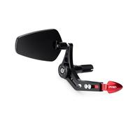 Puig 21440R Protecteur Levier de Frein avec Retroviseur Pro Rouge