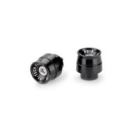 Puig Embouts de guidon 21450N Speed Yamaha Tracer – Aluminium, réduction des vibrations – Noir