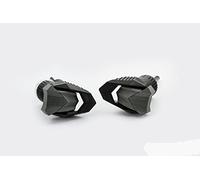 Puig 21494N Protecteurs moteur R19 avec tampons en nylon et design compact pour une protection intégrale du châssis et du moteur, Noir