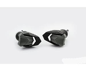 Puig 21494N Protecteurs moteur R19 avec tampons en nylon et design compact pour une protection intégrale du châssis et du moteur, Noir