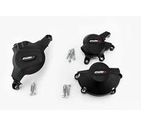 Puig 21508N Cache Protection Moteur Track pour Championship Noir