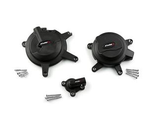 Puig 21512N Caches De Protection Moteur Track Usage spécifique, Noir