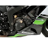PUIG 21513N Piste de capots de protection pour champions adaptable sur KAWASAKI ZX-6R NINJA Noir
