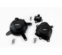 Puig 21520N Caches De Protection Moteur Track usage spécifique, Noir