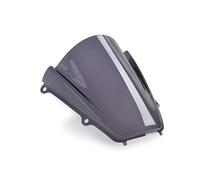 Puig 21522F Bulle Z-Racing aérodynamique et sportive en acrylique de 3 mm avec double hauteur et canaux latéraux améliorant protection et stabilité, Fumé foncé