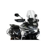 Motoplastic Bulle Touring Puig 21546W Acrylique CN 4 mm profil arrondi zone plate Transparent