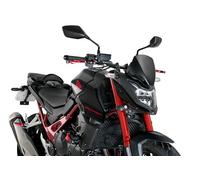 Puig 21571J New Generation Sport Plus en ABS haute résistance avec design aérodynamique pour protection et esthétique naked, Noir Mat