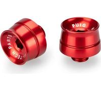 PUIG 21602R Embouts de guidon Speed pour CFMOTO 650 NK rouge