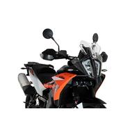 Puig 21610W Bulle Sport compacte et aérodynamique en Acrylique Haute résistance aux Chocs, avec Profil Arrondi et Design Sportif Qui améliore la Protection et la visibilité, Transparent