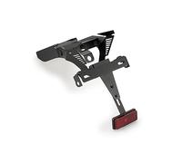 Puig 21620N Supports de Plaque support de plaque en acier et polyamide avec inclinaison réglable, système de fixation sécurisé et design sportif, Noir