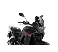Puig 21655N Bulle Sport compacte et aérodynamique en acrylique haute résistance aux chocs, avec profil arrondi et design sportif qui améliore la protection et la visibilité, Noir