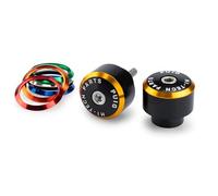 Puig 21669N Embouts de guidon Balance en aluminium usiné CNC avec système d’anneaux interchangeables pour réduction des vibrations et personnalisation, Noir