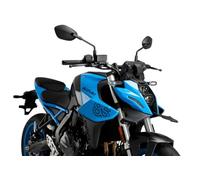 Puig 21704J Ailerons avant Naked en ABS de 3 mm avec design aérodynamique et effet downforce pour améliorer la stabilité et le contrôle de conduite, Noir Mat