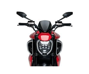 Puig 21712J New Generation Sport Plus en ABS Haute résistance avec Design aérodynamique pour Protection et esthétique Naked, Noir Mat